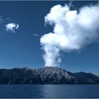 Der Vulkan Whakaari auf White Island