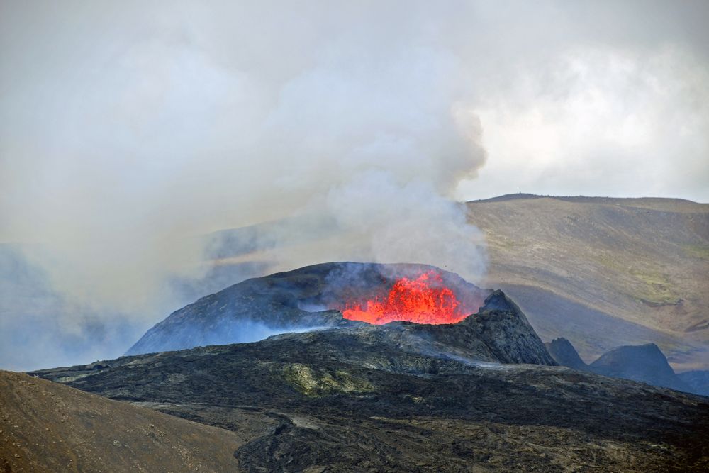 Der Vulkanausbruch am Fagradalsfjall