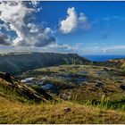 Der Vulkankrater Rano Kau