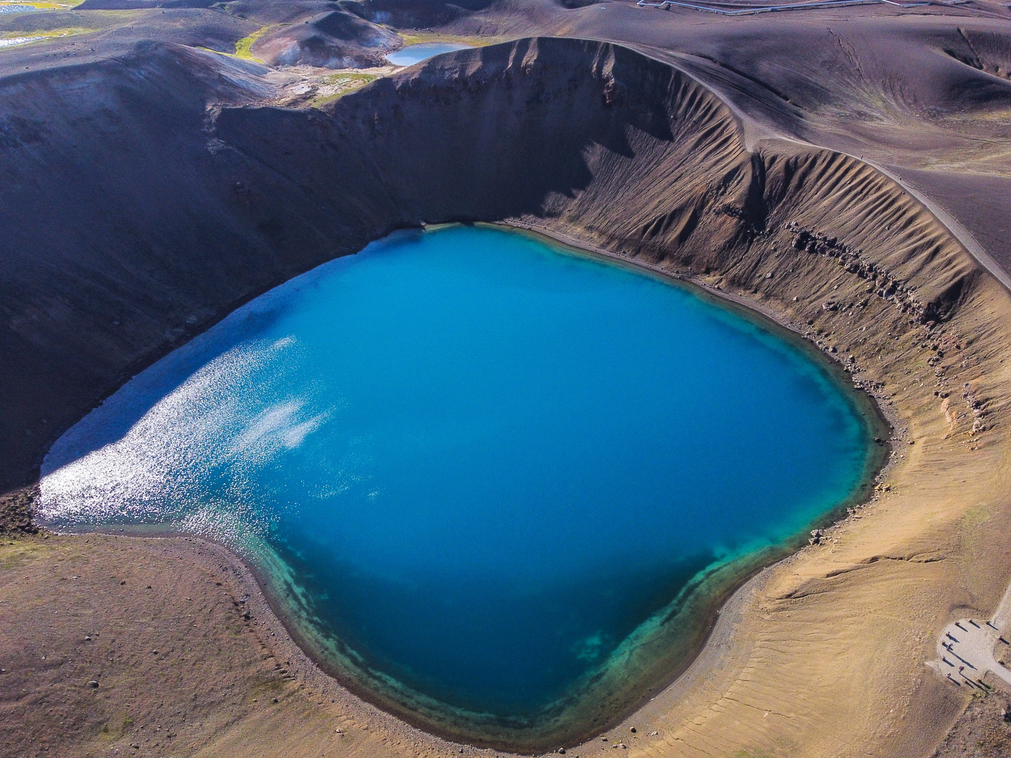 der Vulkankratersee