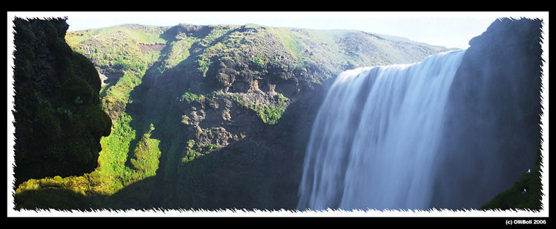 Der Wächter am Skogafoss