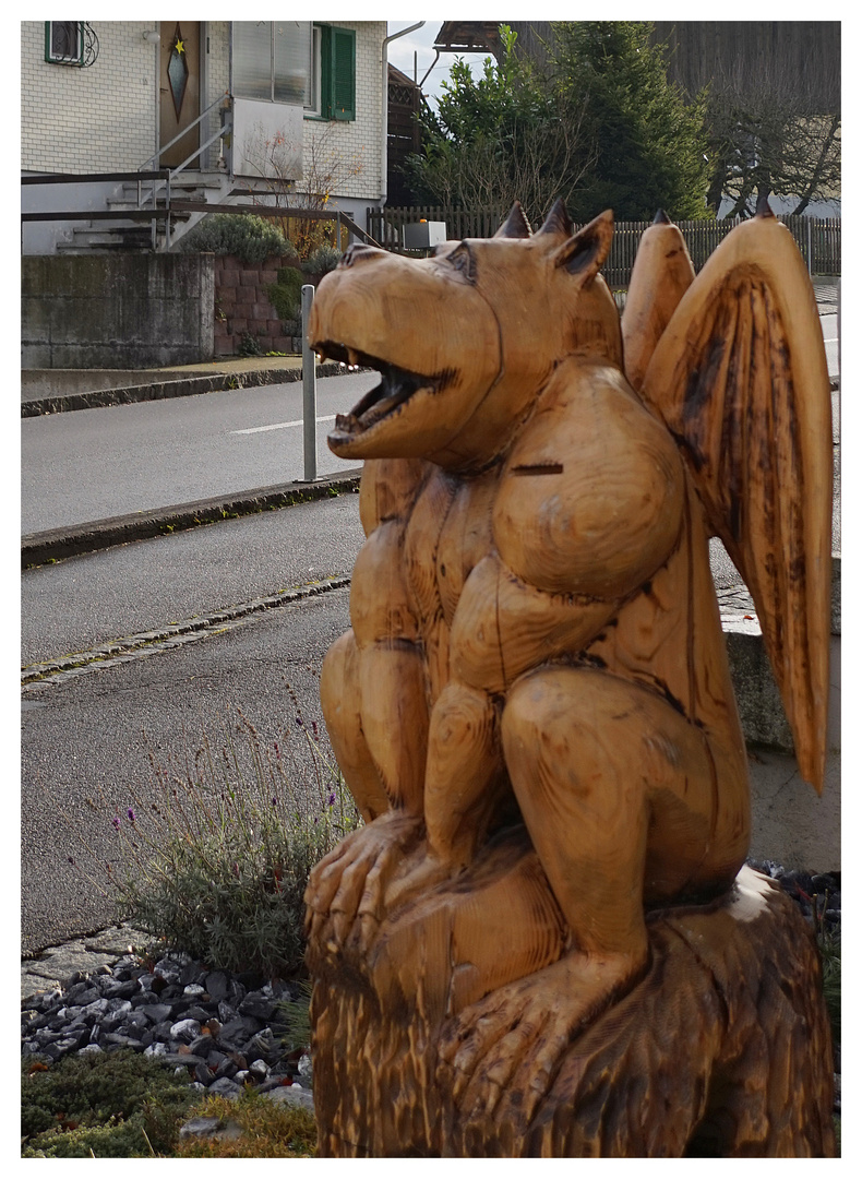 Der Wächter an der Sandeggstrasse