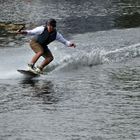 Der Wakeboarder ...