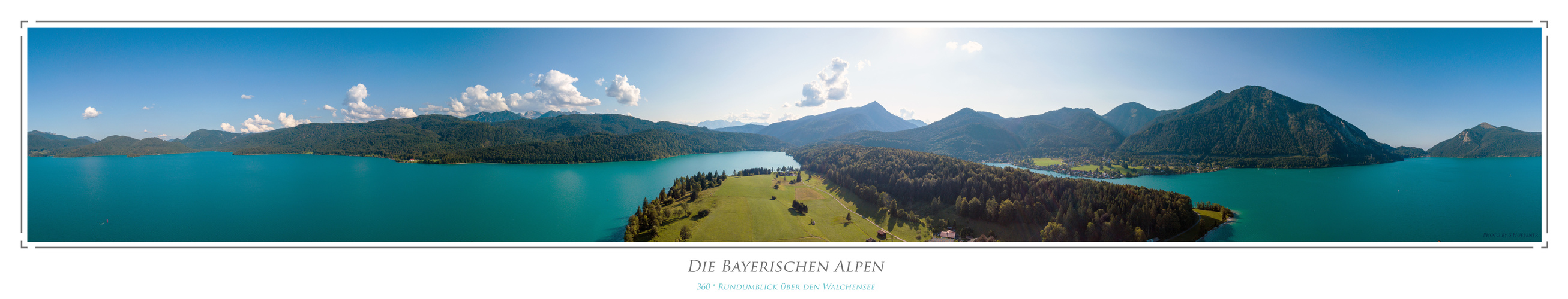 Der Walchensee in der 360 Grad Ansicht....oder auch...der aufgeklappte Walchensee