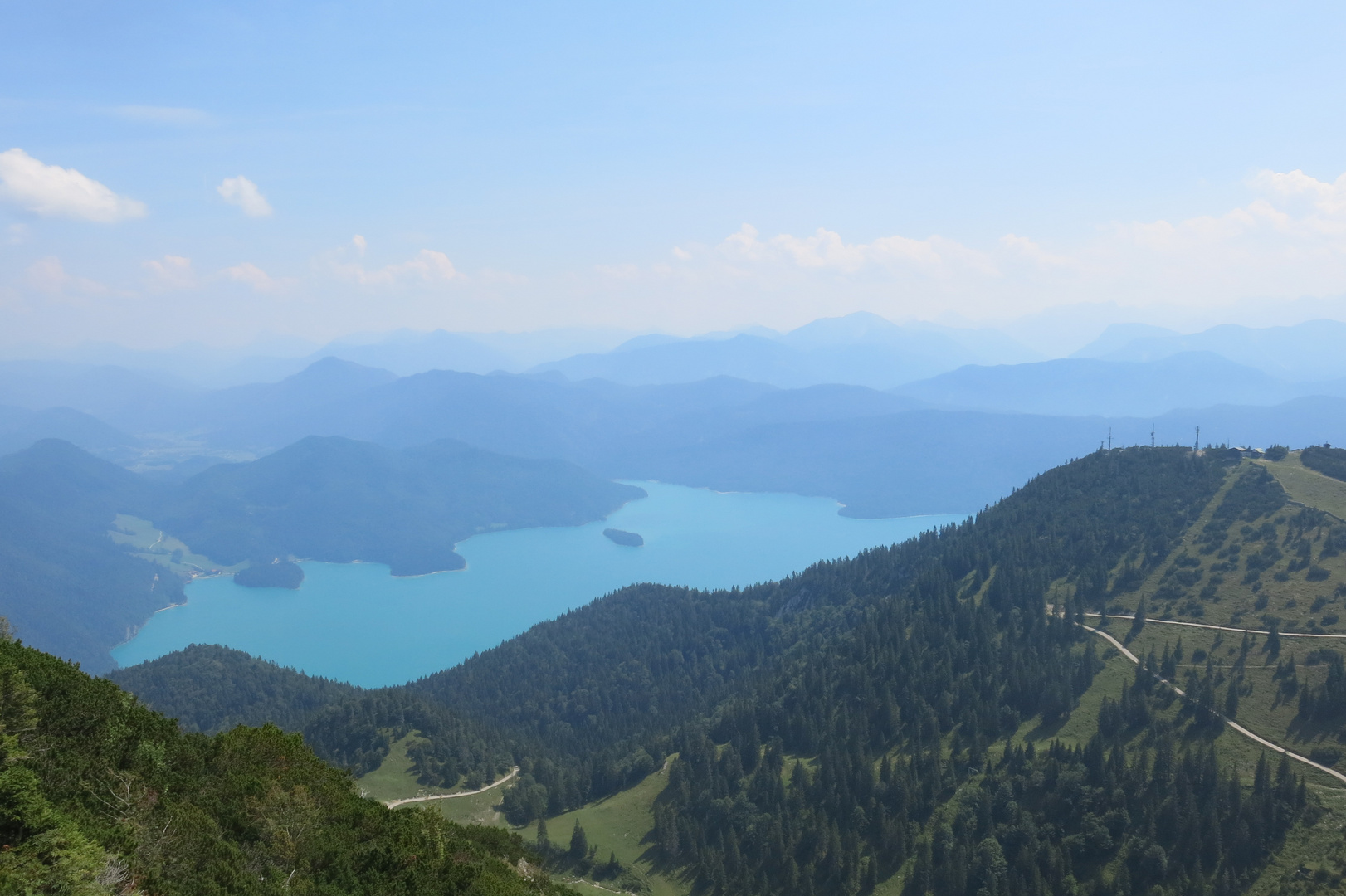 Der Walchensee vom Herzogstand