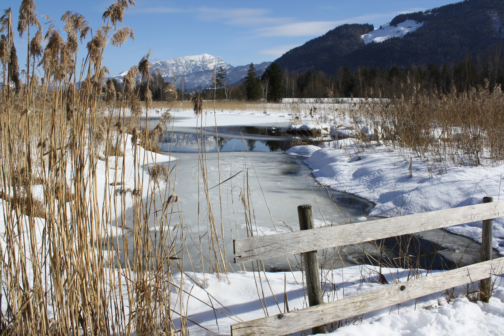 der Walchsee im Winter