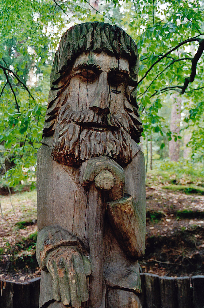 Der Waldhüter ,eine Skulptur auf dem Hexenberg
