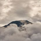 Der Wallberg in den Wolken