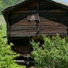 der Walliser Stadel, Strickbau auf Mäuseplatten.