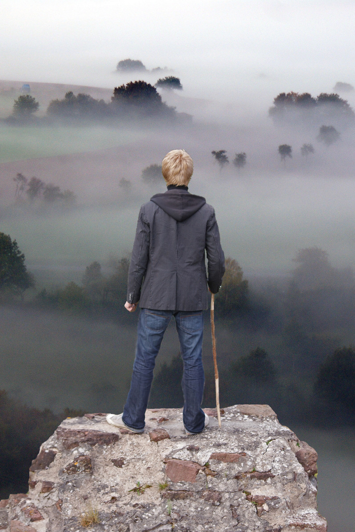 Der Wanderer über dem Nebelmeer