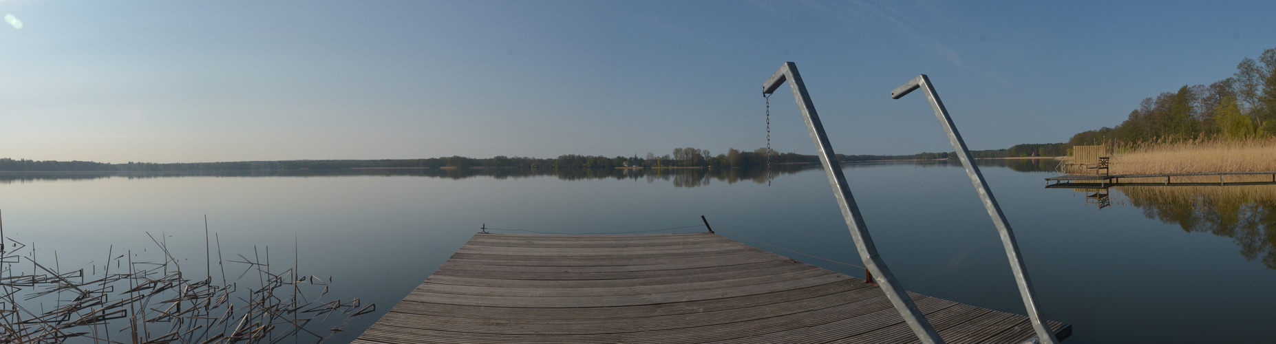 Der Wandlitzsee in seiner Breite