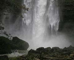 Der Wasserfall.