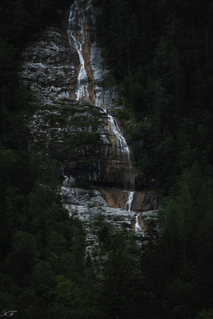 Der Wasserfall am Königsee