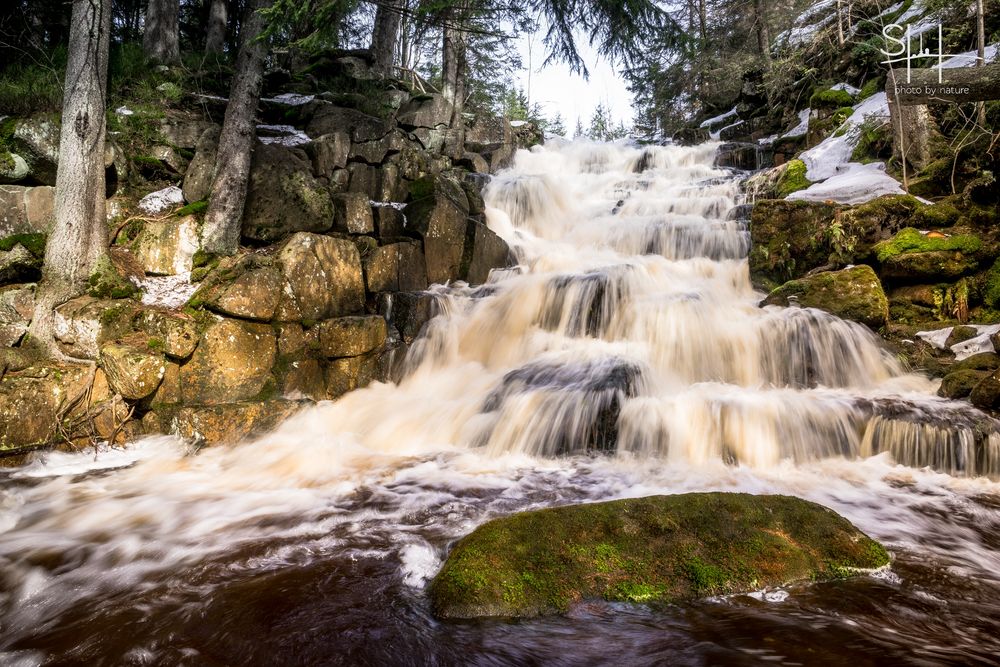 Der Wasserfall am Oderteich