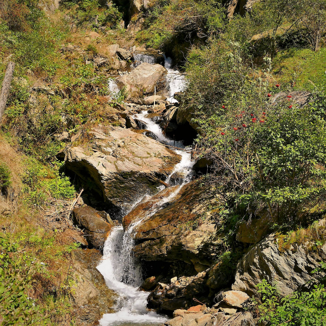 Der Wasserfall beim Grafenbach