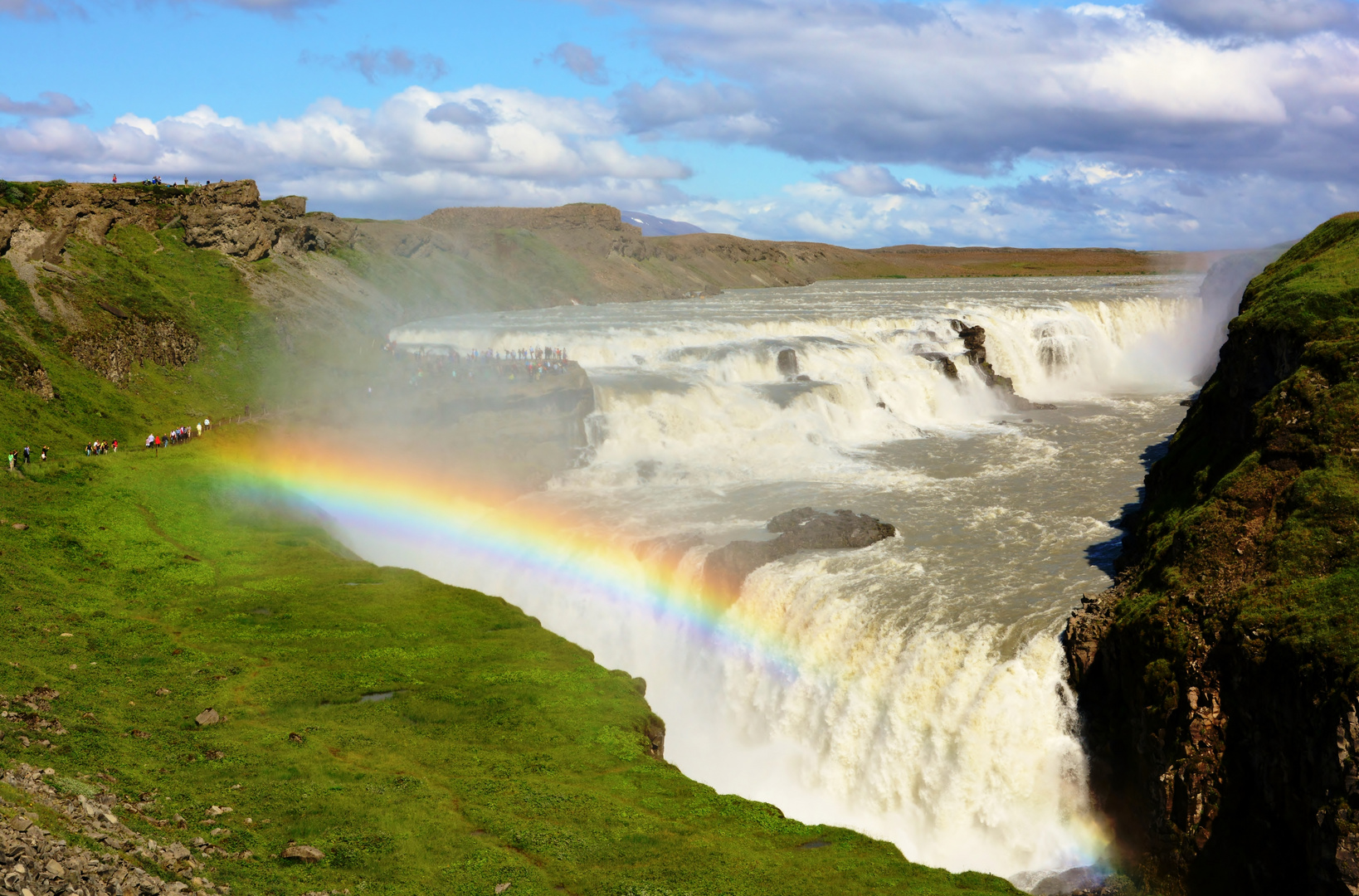 Der Wasserfall Gullfoss