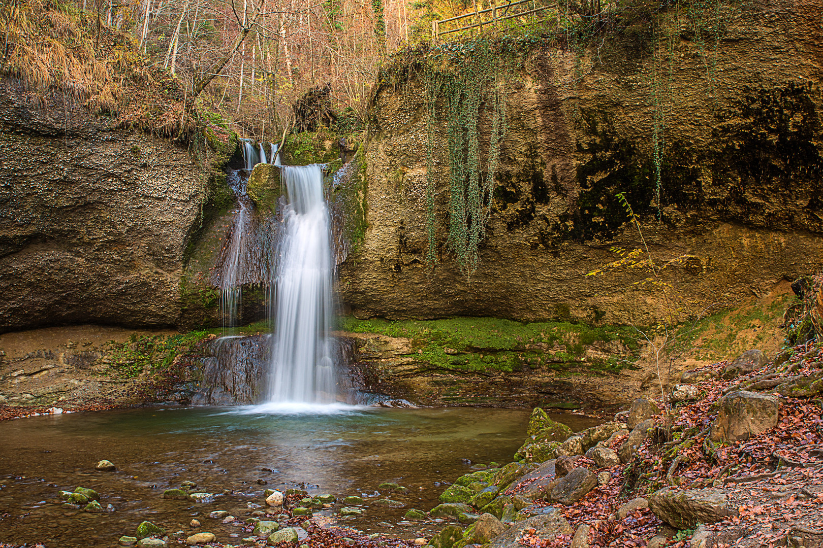 Der Wasserfall im Kemptner Tobel