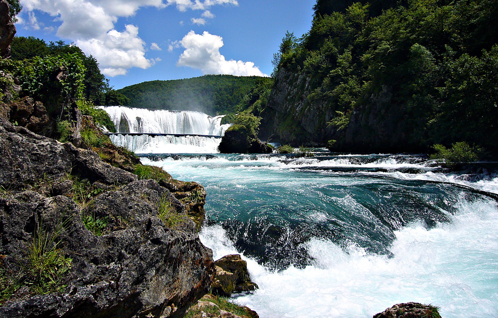 Der Wasserfall Štrbacki buk