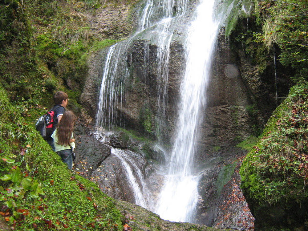 Der Wasserfall von Niedersonthofen Foto & Bild landschaft