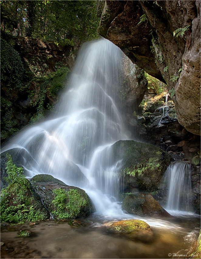 Der Wasserfallzieher mit Ausschank...