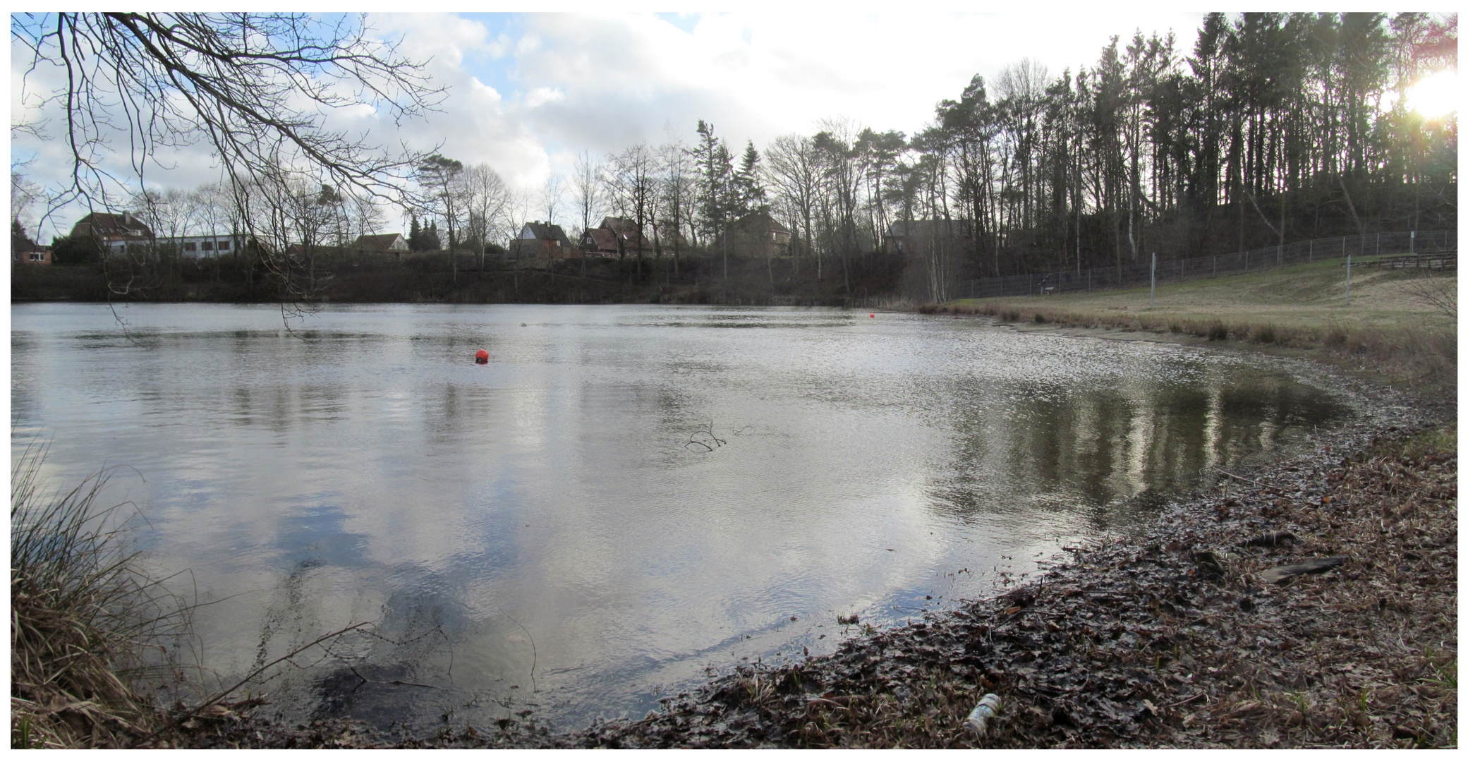 der Wasserstand ist noch immer nicht wieder hergestellt ...