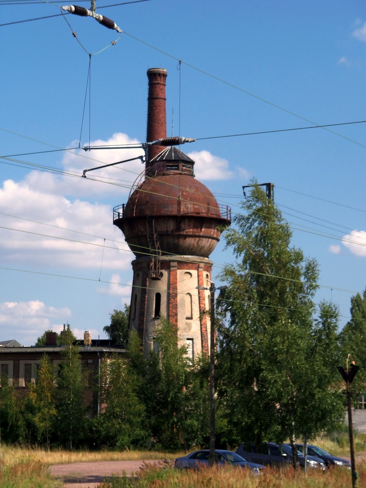 Der Wasserturm am Bahnhof Köthen