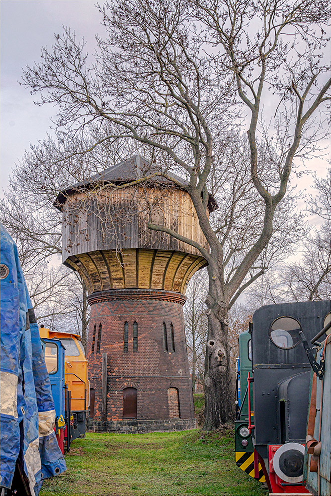 Der Wasserturm im Aw Aschersleben