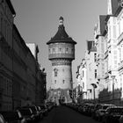 Der Wasserturm in Halle an der Saale, Sachsen-Anhalt, Deutschland