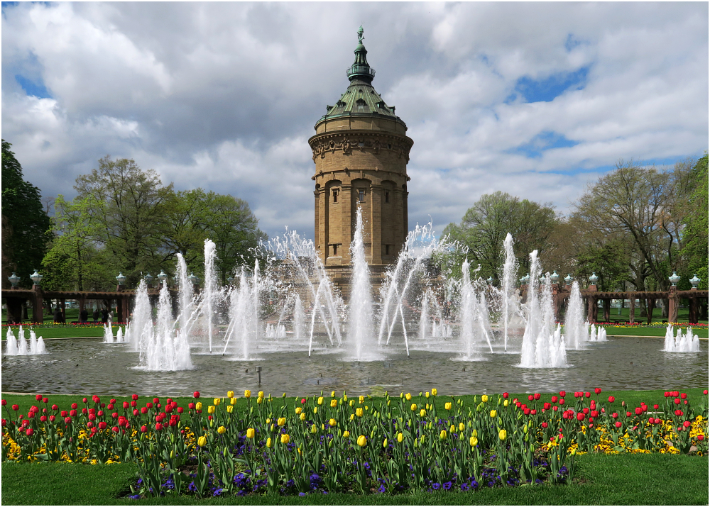 Der Wasserturm in Mannheim