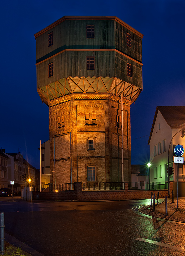 Der Wasserturm in Staßfurt...