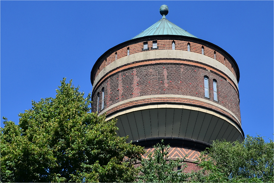 Der Wasserturm Wickrather Straße in Mönchengladbach