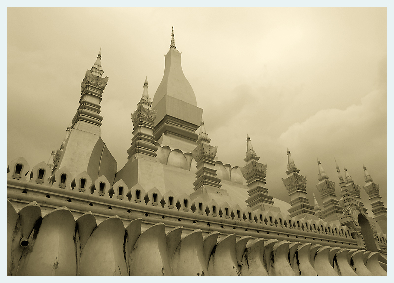 Der Wat That Luang II - Vientiane, Laos