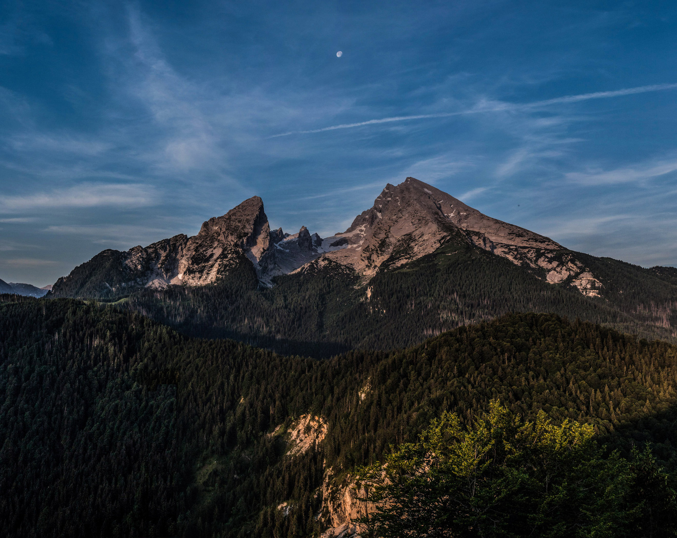 Der Watzmann am morgen