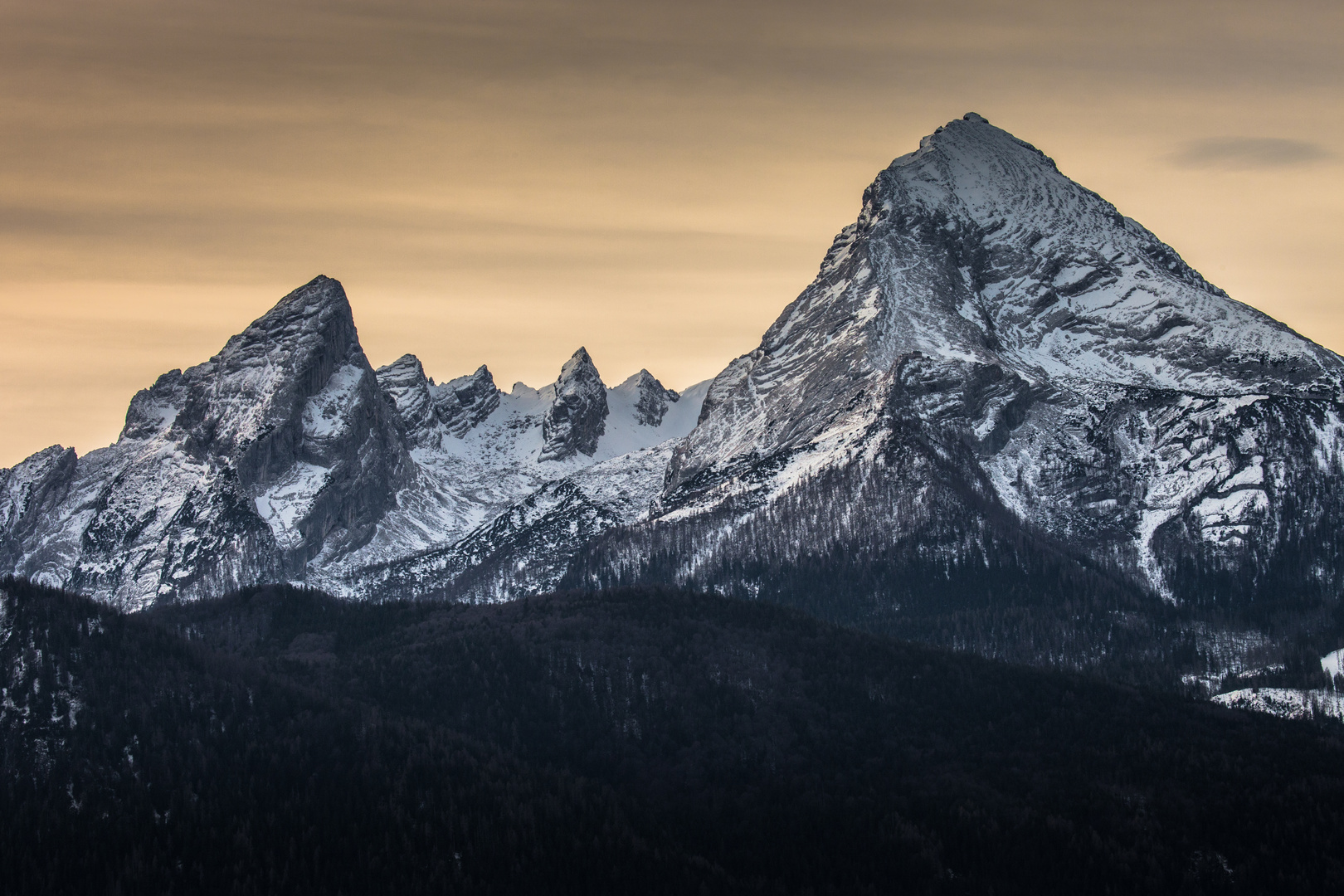 Der Watzmann, groß und mächtig, schicksals trächtig.