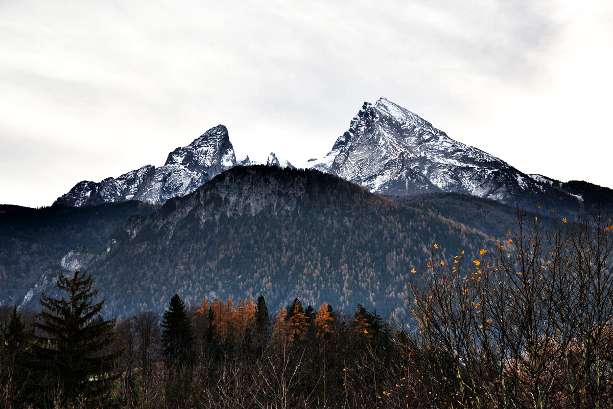 Der Watzmann im Herbst