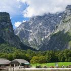 Der Watzmann in Wolken