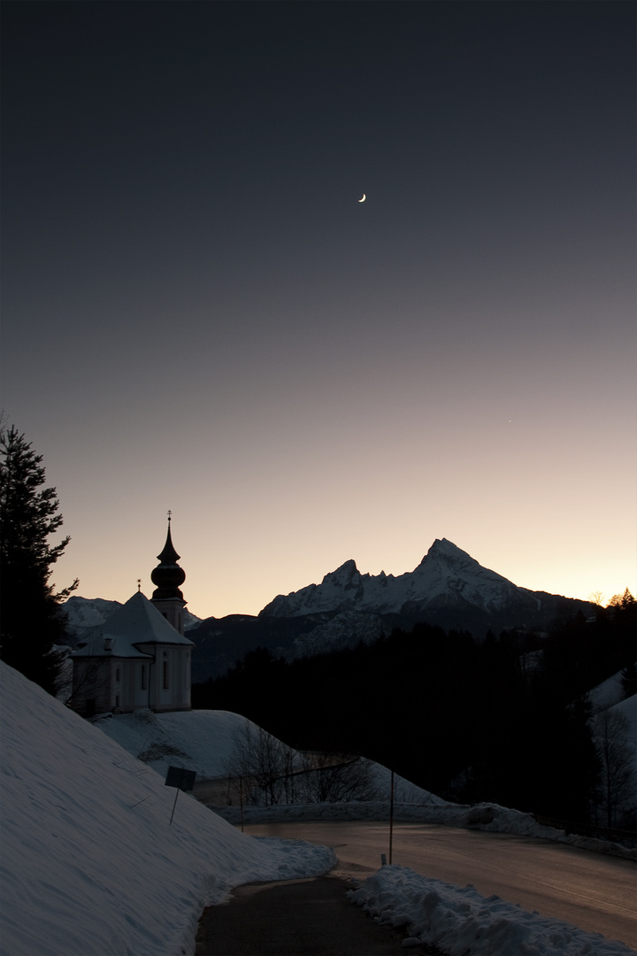 Der Watzmann und Maria Gern