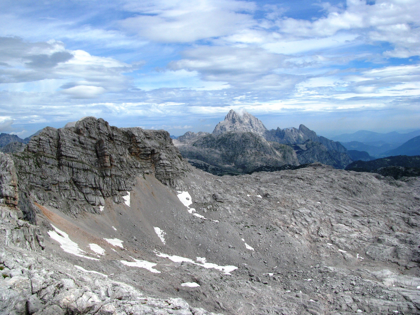 Der Watzmann vom Breithorn aus