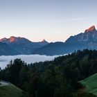 Der Watzmannblick von der Maria Gern Kirche aus