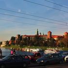 Der Wawel in Krakau vom Bus aus gesehen