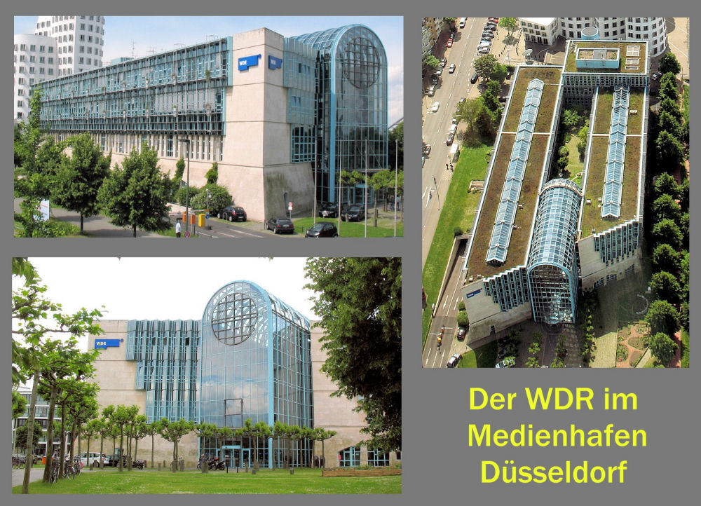 Der WDR in Düsseldorf