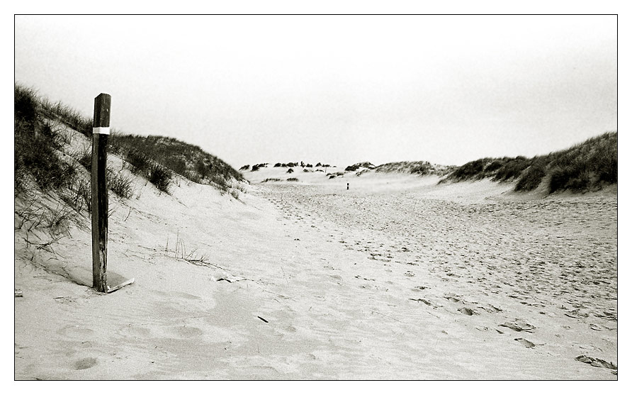 ..der Weg auf den Strand ..