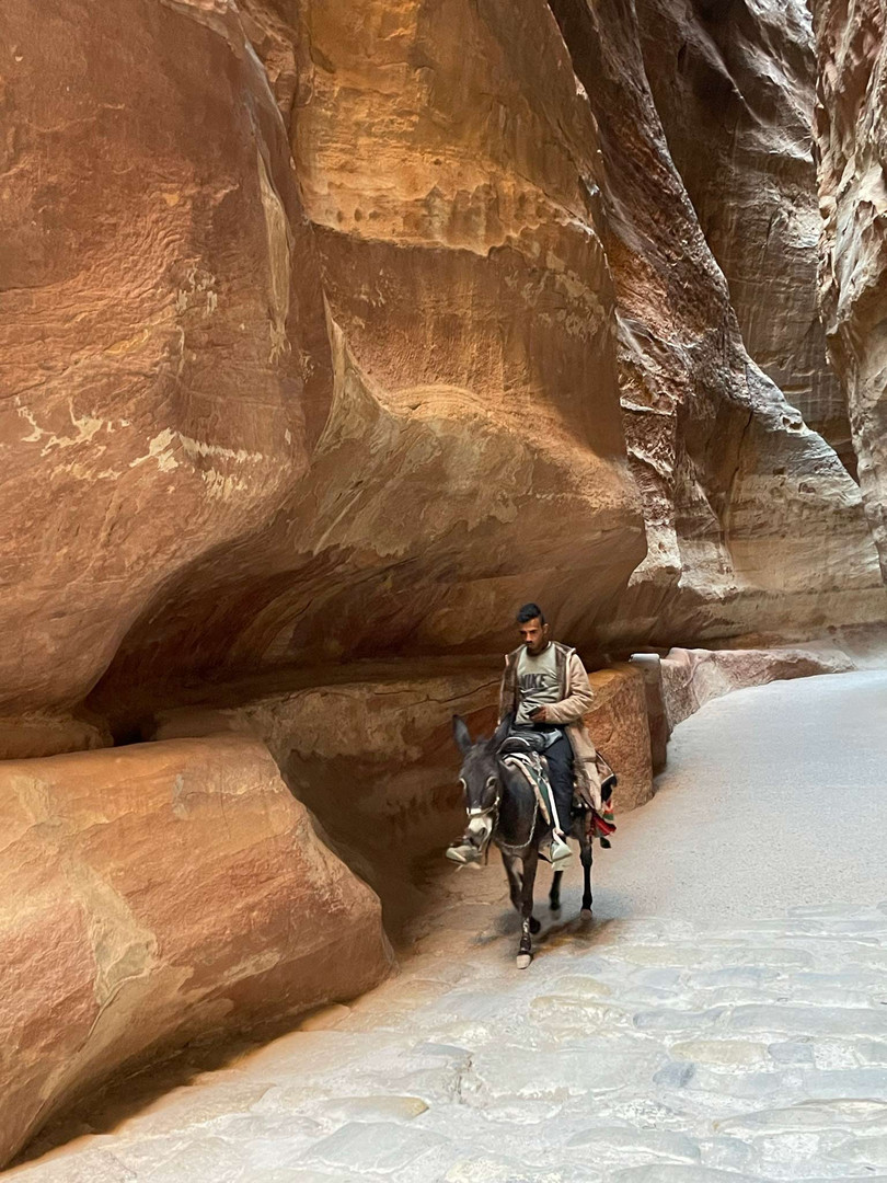 der Weg durch den Siq