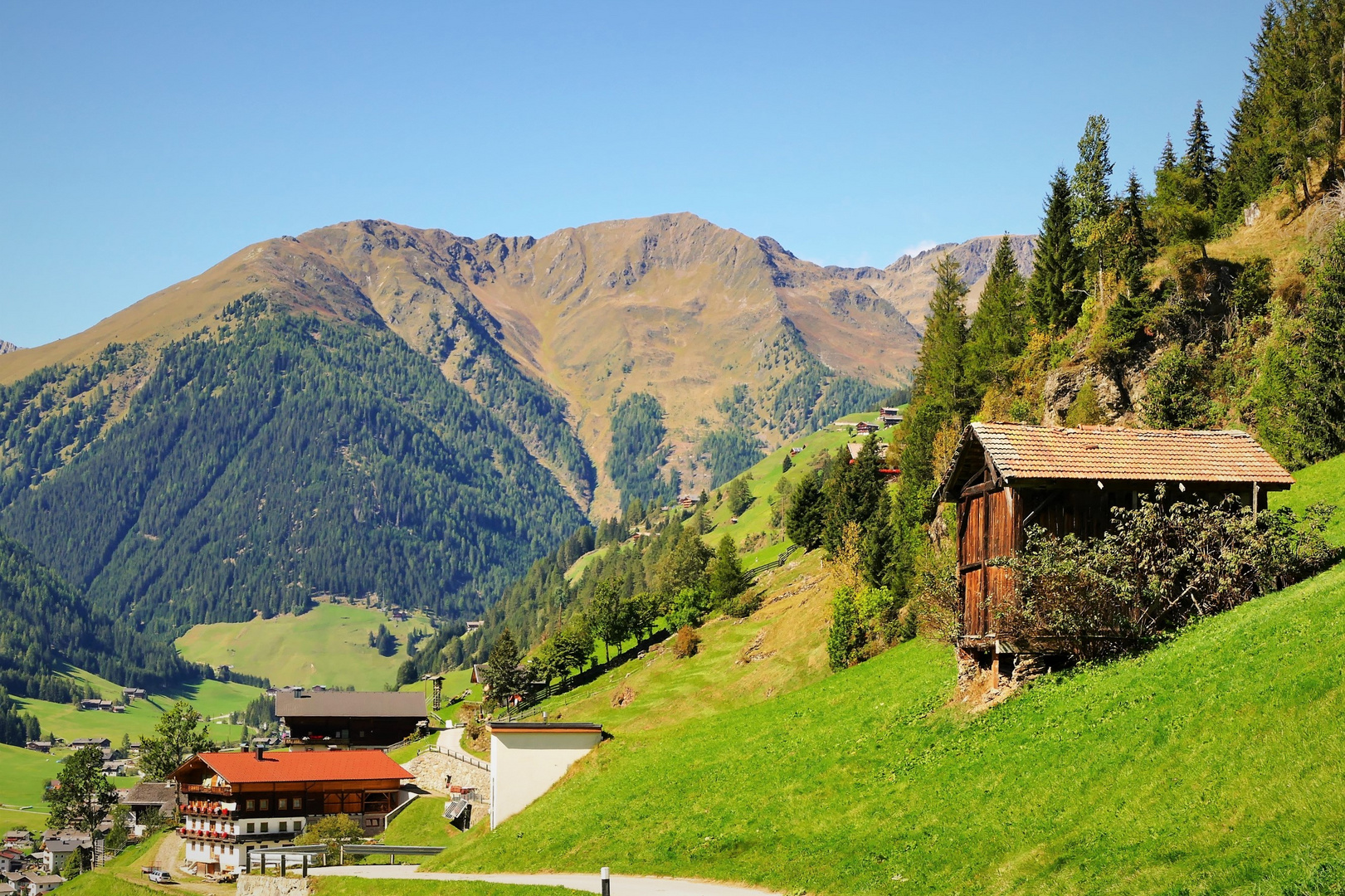 Der Weg führt immer bergauf