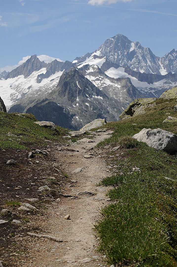 Der Weg hinunter