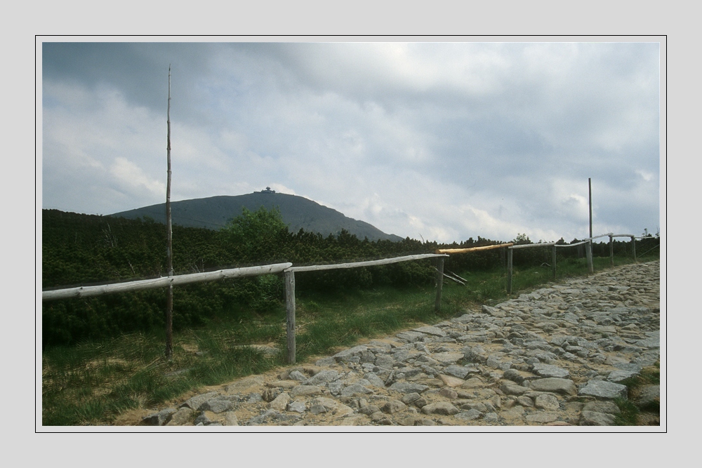 Der Weg im Gebirge