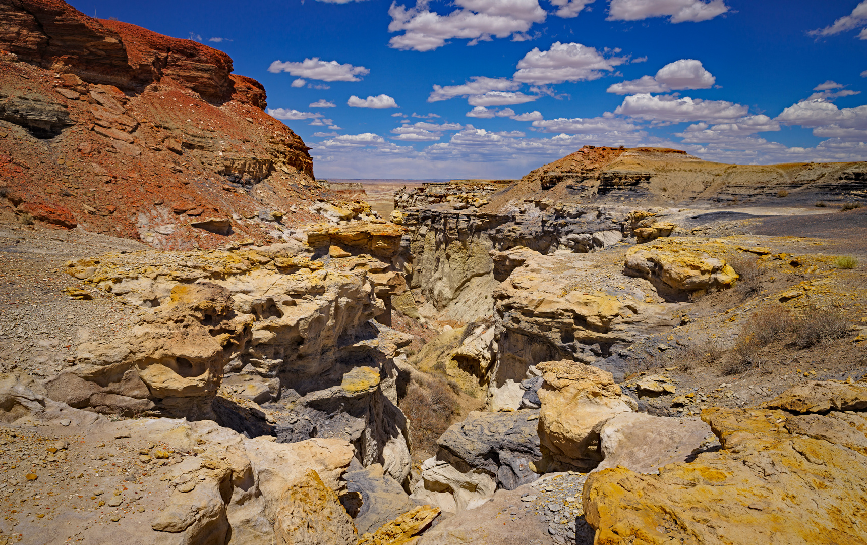 Der Weg in den Canyon runter