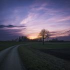 Der Weg in den Sonnenuntergang