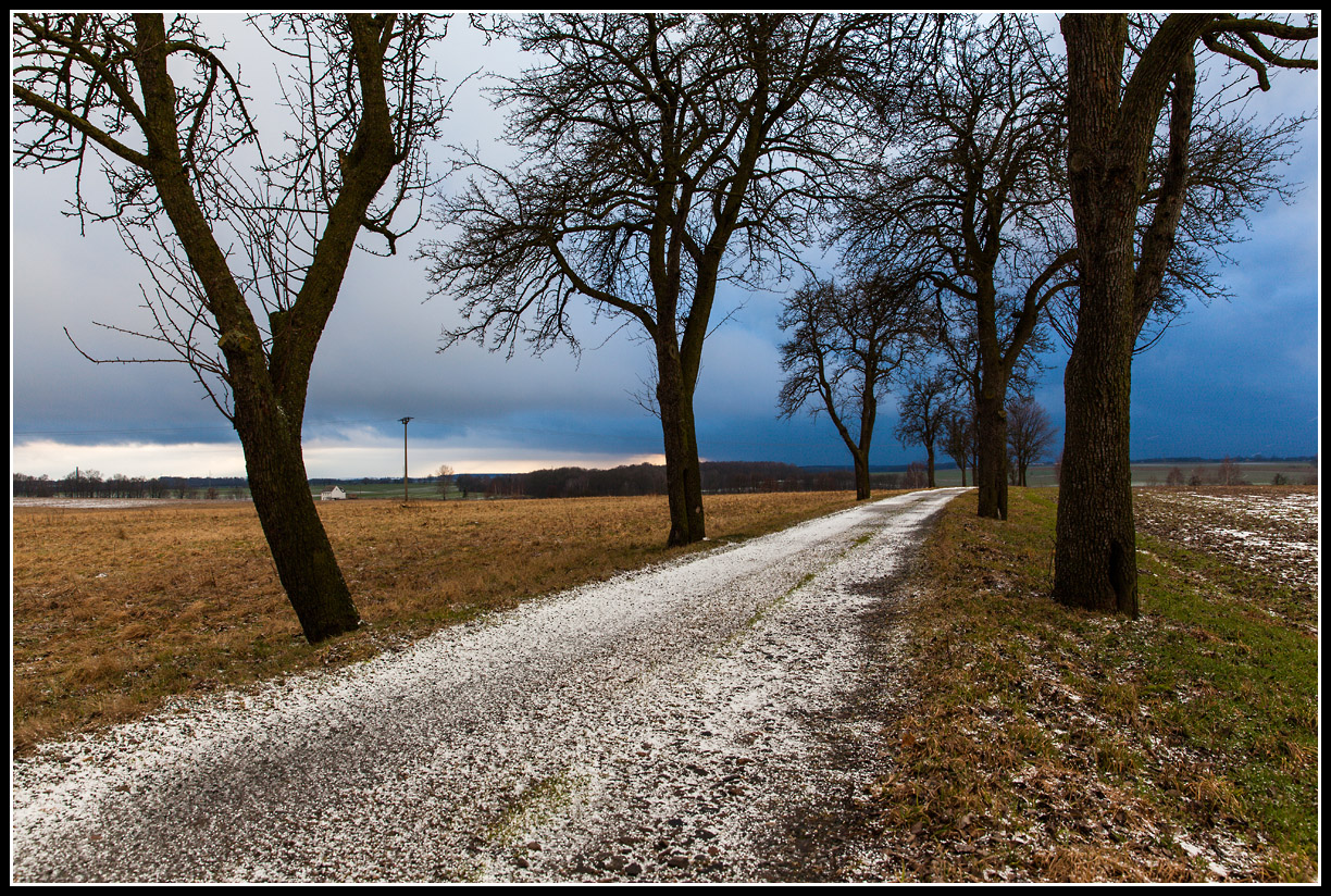 Der Weg in's Unwetter...