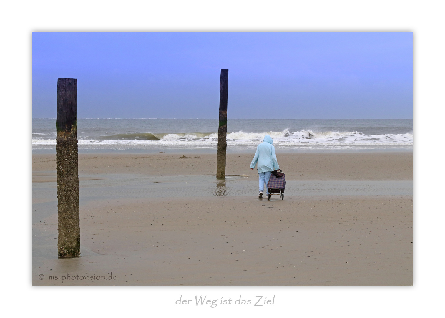 der Weg ist das iel  -  oder wo bitte geht es nach Juist?